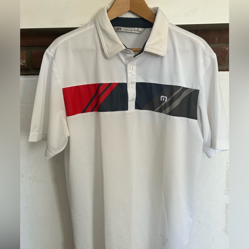 TRAVIS MATHEW mens medium soft golf polo in excellent condition
